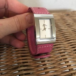Pink Lacoste Watch